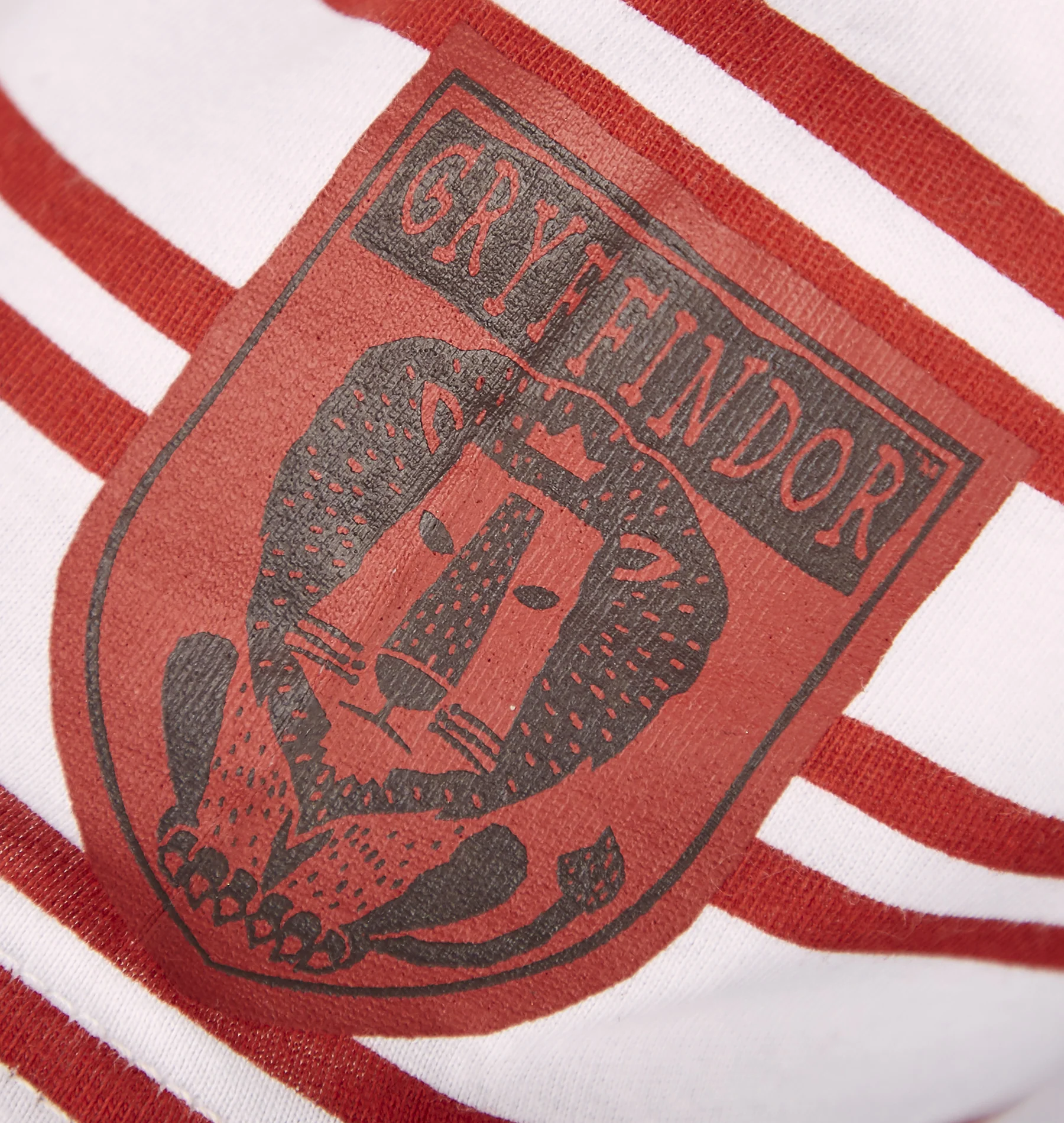 Kids Gryffindor Striped T-Shirt - Image 3