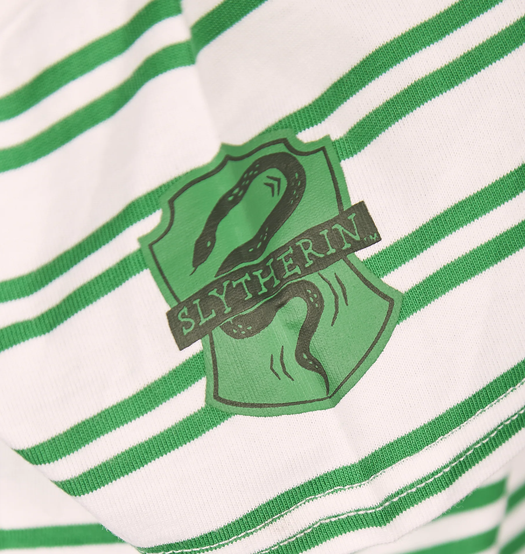 Kids Slytherin Striped T-Shirt - Image 3