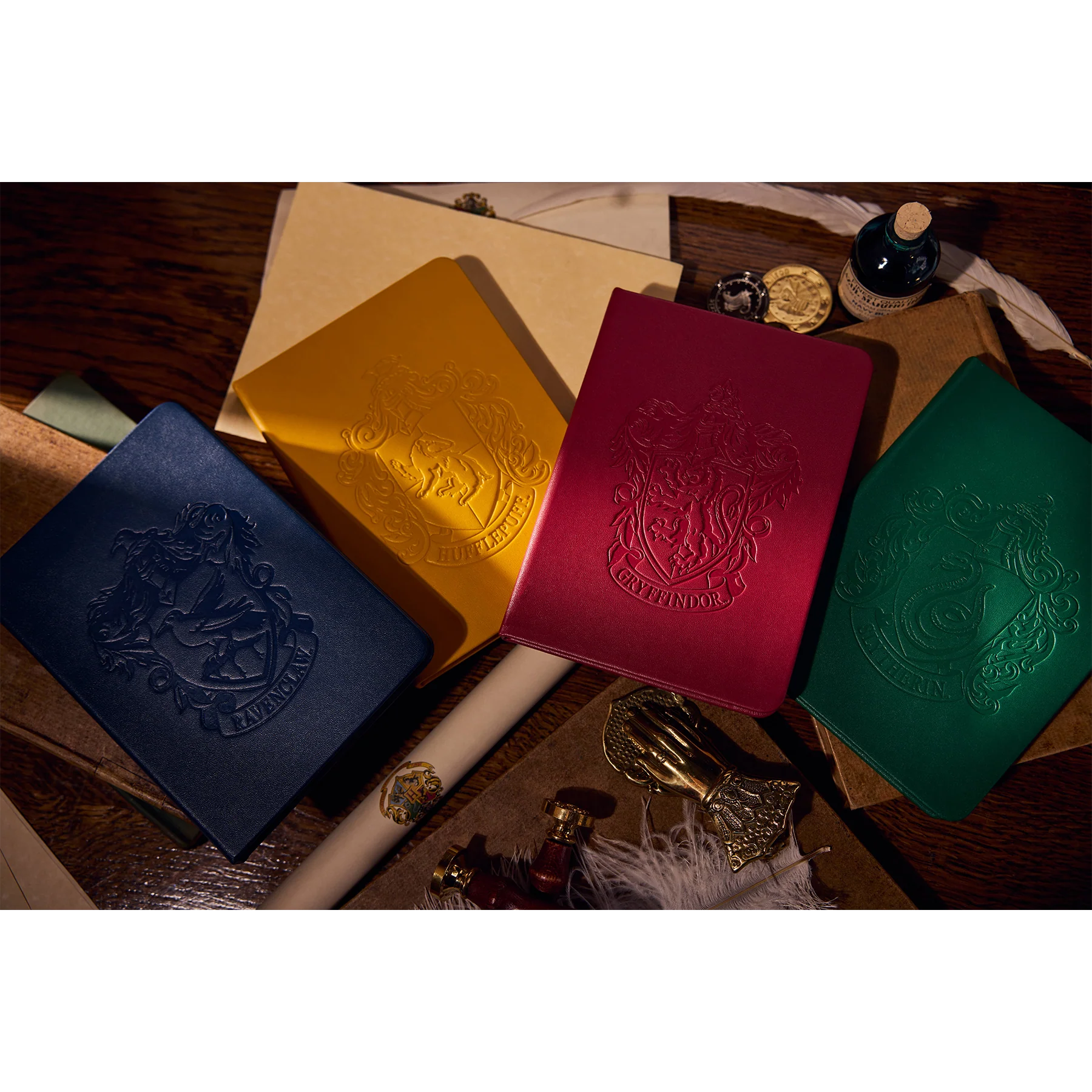 Personalised Hufflepuff Crest Embossed Journal - Image 5